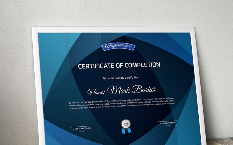 Download Шаблон сертификата "Colorful Background Certificate Template" / Colorful Background Certificate Template - Шаблон сертификата на тему графика certificate corporate decorative diploma elegant excellence frame graduation green modern multicolor ornament ornaments paper print ready template professional red simple