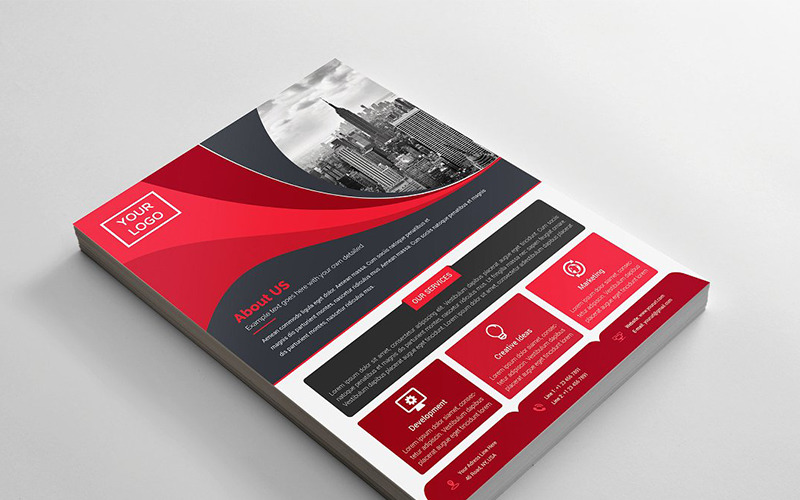 Download Фирменный стиль "Curvy Flyer - Corporate Identity Template" / Curvy Flyer - Corporate Identity Template - Фирменный стиль на тему графика abstract flyer advert advertisement agency agent business clean design conference flyer corporate creative editable template group study illustrator marketing