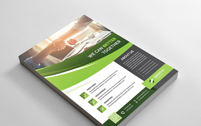 Download Фирменный стиль "Curvy Flyer - Corporate Identity Template" / Curvy Flyer - Corporate Identity Template - Фирменный стиль на тему графика abstract flyer advert advertisement agency agent business clean design conference flyer corporate creative editable template group study illustrator marketing