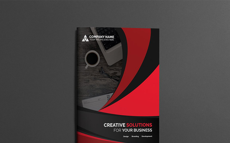 Download Фирменный стиль "Modern Bifold Brochure - Corporate Identity Template" / Modern Bifold Brochure - Corporate Identity Template - Фирменный стиль на тему графика abstract agency bi-fold brochure bifold blue business clean company profile corporate creative creativity fold gradient green market marketing modern multipurpose