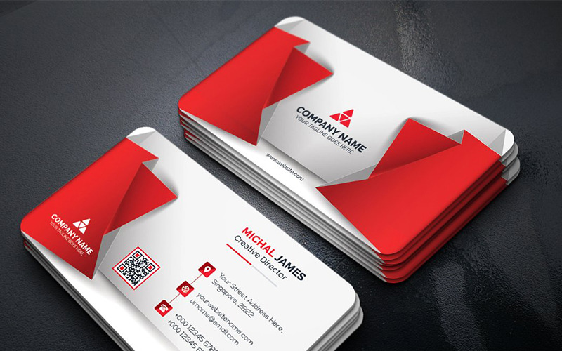 Download Фирменный стиль "Abstract Business Card - Corporate Identity Template" / Abstract Business Card - Corporate Identity Template - Фирменный стиль на тему графика art blue business card cards colorful corporate creative flyers food green hi-quality modern official photography professional purply real estate red