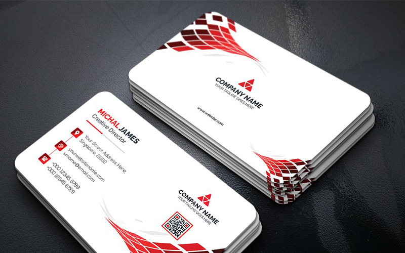 Download Фирменный стиль "Abstract Business Card - Corporate Identity Template" / Abstract Business Card - Corporate Identity Template - Фирменный стиль на тему графика art blue business card cards colorful corporate creative flyers food green hi-quality modern official photography professional purply real estate red