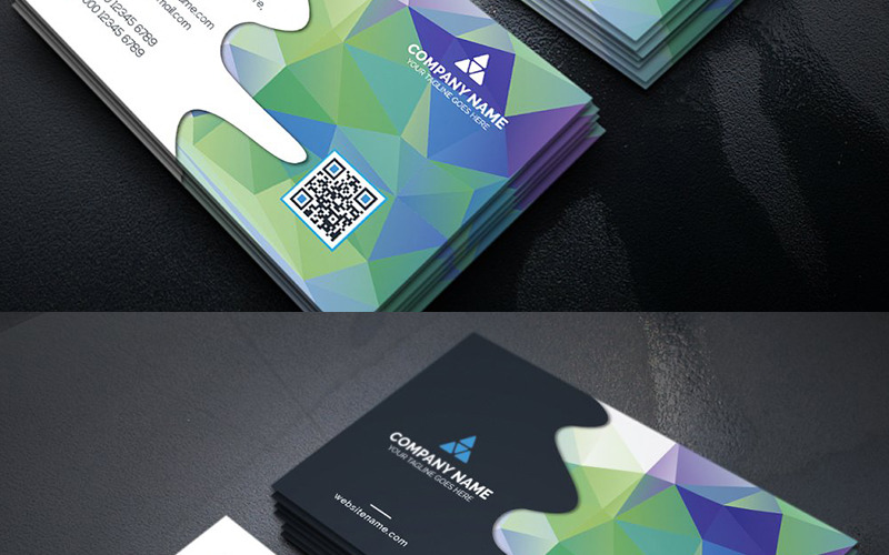 Download Фирменный стиль "Abstract Business Card - Corporate Identity Template" / Abstract Business Card - Corporate Identity Template - Фирменный стиль на тему графика art blue business card cards colorful corporate creative flyers food green hi-quality modern official photography professional purply real estate red