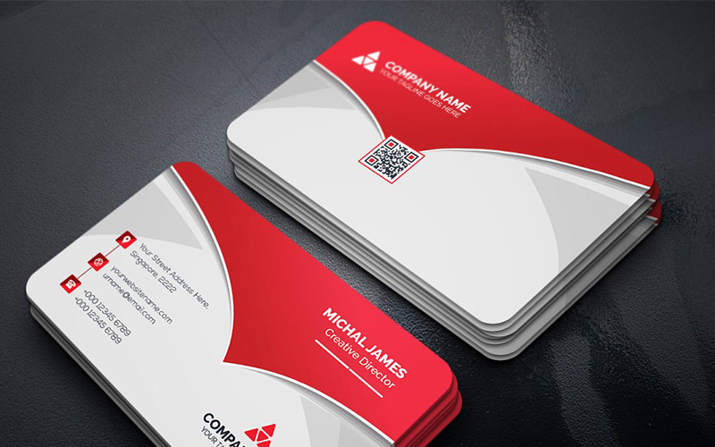 Download Фирменный стиль "Curvy Business Card - Corporate Identity Template" / Curvy Business Card - Corporate Identity Template - Фирменный стиль на тему графика art blue business card cards colorful corporate creative flyers food green hi-quality modern official photography professional purply real estate red