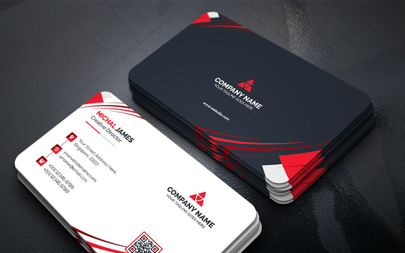 Download Фирменный стиль "Curvy Business Card - Corporate Identity Template" / Curvy Business Card - Corporate Identity Template - Фирменный стиль на тему графика art blue business card cards colorful corporate creative flyers food green hi-quality modern official photography professional purply real estate red