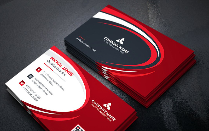 Download Фирменный стиль "Curvy Business Card - Corporate Identity Template" / Curvy Business Card - Corporate Identity Template - Фирменный стиль на тему графика art blue business card cards colorful corporate creative flyers food green hi-quality modern official photography professional purply real estate red