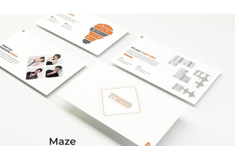 Maze PowerPoint mall