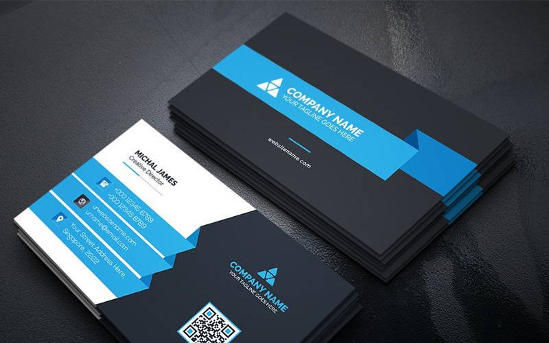 Download Фирменный стиль "Modern Business Card - Corporate Identity Template" / Modern Business Card - Corporate Identity Template - Фирменный стиль на тему графика art blue business card cards colorful corporate creative flyers food green hi-quality modern official photography professional purply real estate red