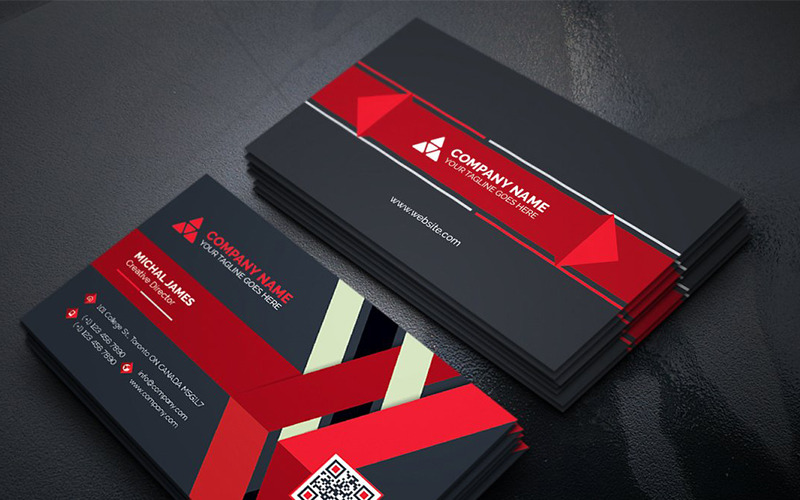 Download Фирменный стиль "Modern Business Card - Corporate Identity Template" / Modern Business Card - Corporate Identity Template - Фирменный стиль на тему графика art blue business card cards colorful corporate creative flyers food green hi-quality modern official photography professional purply real estate red