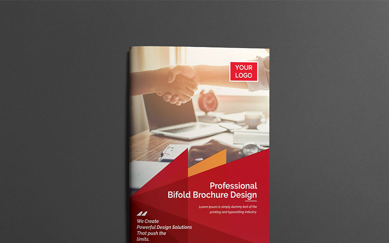 Download Фирменный стиль "Abstract Bifold Brochure - Corporate Identity Template" / Abstract Bifold Brochure - Corporate Identity Template - Фирменный стиль на тему графика abstract agency bi-fold brochure bifold blue business clean company profile corporate creative creativity fold gradient green market marketing modern multipurpose