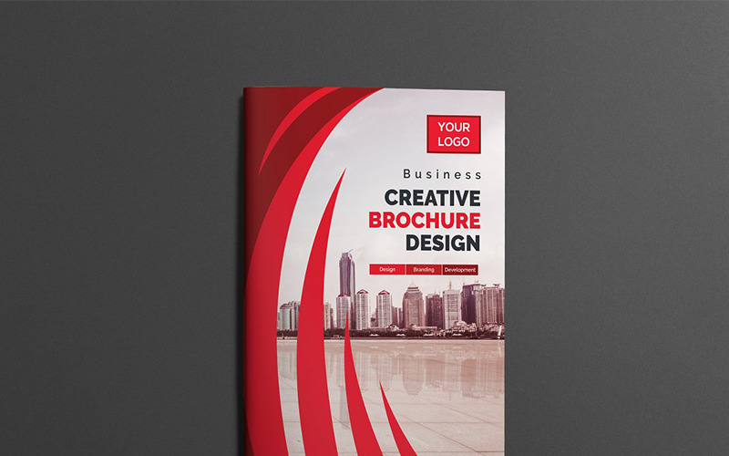 Download Фирменный стиль "Curvy Modern Bifold Brochure - Corporate Identity Template" / Curvy Modern Bifold Brochure - Corporate Identity Template - Фирменный стиль на тему графика abstract agency bi-fold brochure bifold blue business clean company profile corporate creative creativity fold gradient green market marketing modern multipurpose