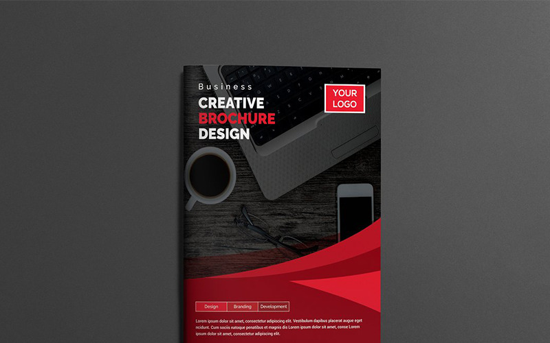 Download Фирменный стиль "Curvy Modern Bifold Brochure - Corporate Identity Template" / Curvy Modern Bifold Brochure - Corporate Identity Template - Фирменный стиль на тему графика abstract agency bi-fold brochure bifold blue business clean company profile corporate creative creativity fold gradient green market marketing modern multipurpose