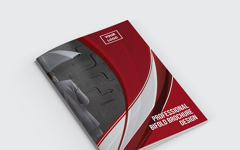 Download Фирменный стиль "Curvy Modern Bifold Brochure - Corporate Identity Template" / Curvy Modern Bifold Brochure - Corporate Identity Template - Фирменный стиль на тему графика abstract agency bi-fold brochure bifold blue business clean company profile corporate creative creativity fold gradient green market marketing modern multipurpose