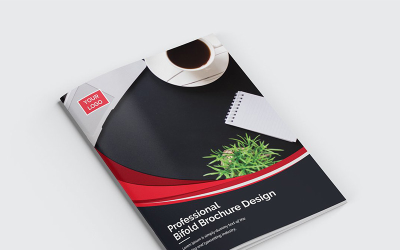 Download Фирменный стиль "Curvy Modern Bifold Brochure - Corporate Identity Template" / Curvy Modern Bifold Brochure - Corporate Identity Template - Фирменный стиль на тему графика abstract agency bi-fold brochure bifold blue business clean company profile corporate creative creativity fold gradient green market marketing modern multipurpose