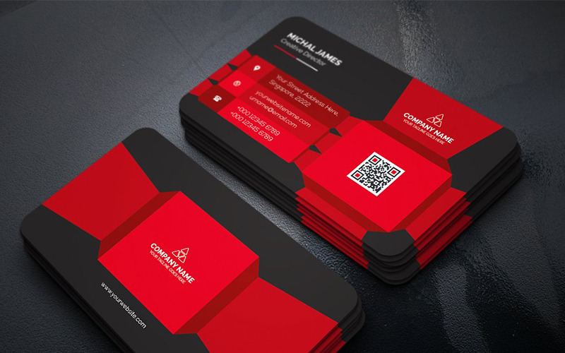 Download Фирменный стиль "Modern Business Card - Corporate Identity Template" / Modern Business Card - Corporate Identity Template - Фирменный стиль на тему графика black blue business card design clean corporate creative cyan elegant green line minimalist modern template orange personal photoshop print red