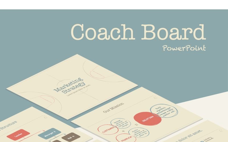 Coachbord PowerPoint-sjabloon