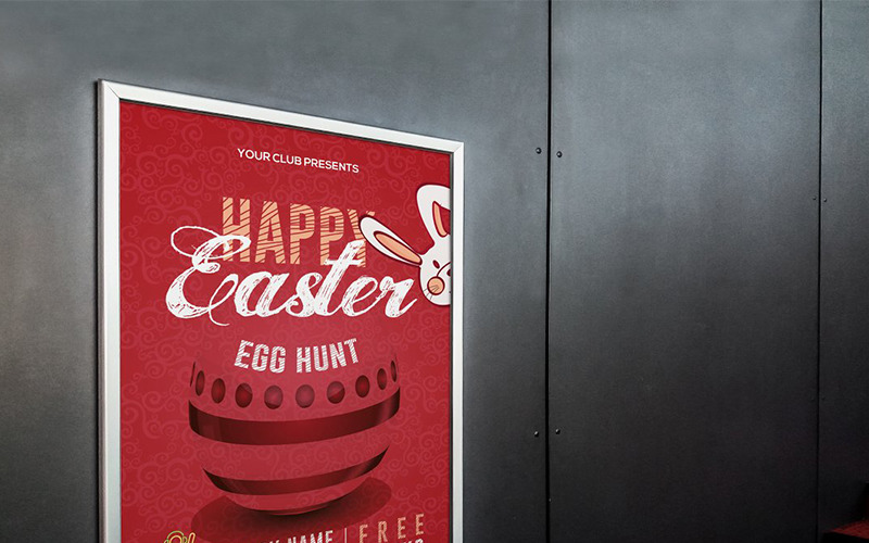 Download Фирменный стиль "Easter Flyer - Corporate Identity Template" / Easter Flyer - Corporate Identity Template - Фирменный стиль на тему графика ai church cute easter bunny egg festival weekend hunt eps happy illustrator kids paques pascoa pascua de resurreccion religious restaurant