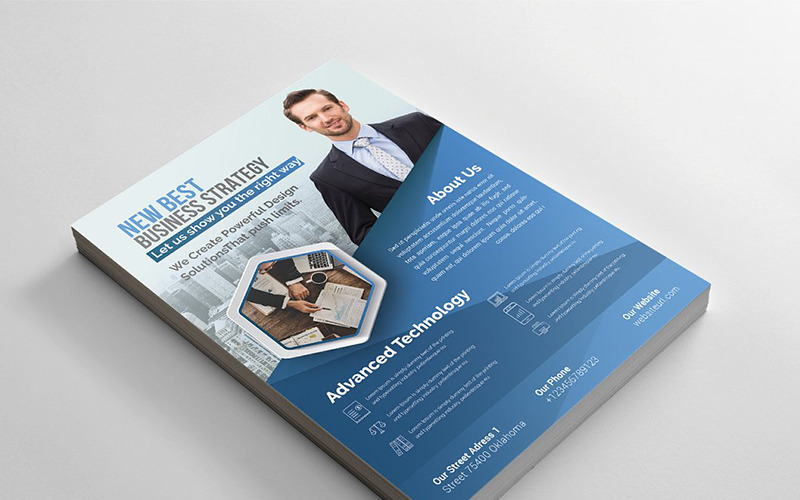Download Фирменный стиль "Geometric Flyer - Corporate Identity Template" / Geometric Flyer - Corporate Identity Template - Фирменный стиль на тему графика abstract flyer advert advertisement agency agent business clean design conference flyer corporate creative editable template group study illustrator marketing