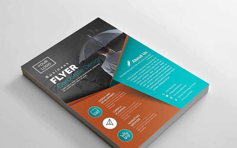 Download Фирменный стиль "Geometric Flyer - Corporate Identity Template" / Geometric Flyer - Corporate Identity Template - Фирменный стиль на тему графика abstract flyer advert advertisement agency agent business clean design conference flyer corporate creative editable template group study illustrator marketing