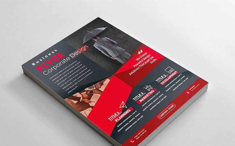Download Фирменный стиль "Modern Flyer - Corporate Identity Template" / Modern Flyer - Corporate Identity Template - Фирменный стиль на тему графика abstract flyer advert advertisement agency agent business clean design conference flyer corporate creative editable template group study illustrator marketing