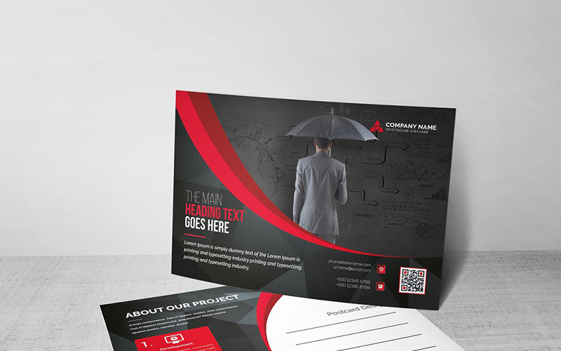 Modern Postcard - Corporate Identity Template