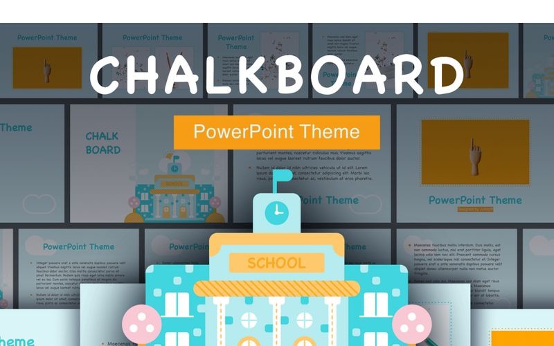 Шаблон классной доски PowerPoint