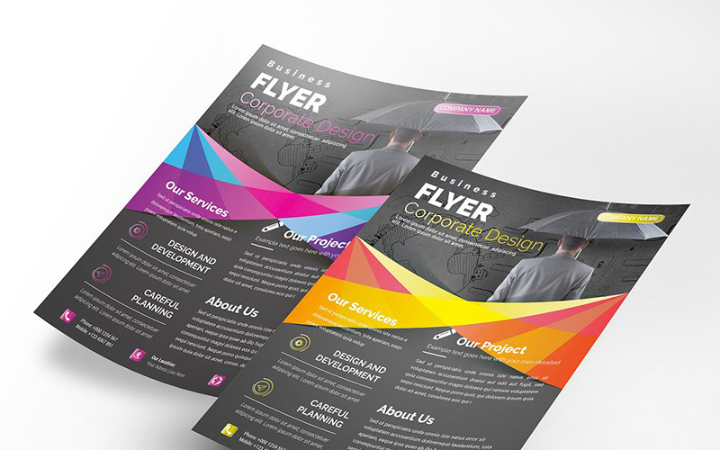 Download Фирменный стиль "Abstract Flyer - Corporate Identity Template" / Abstract Flyer - Corporate Identity Template - Фирменный стиль на тему графика abstract flyer advert advertisement agency agent business clean design conference flyer corporate creative editable template group study illustrator marketing