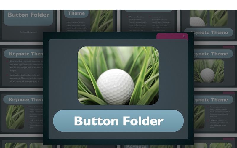 Button Folder - Keynote template