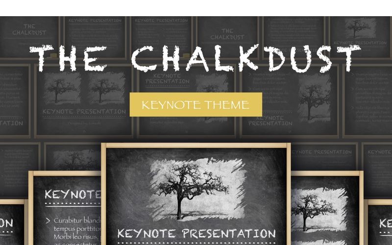 Chalkdust - šablona Keynote
