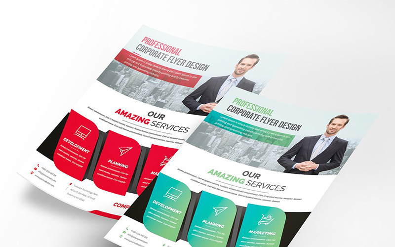 Download Фирменный стиль "Clean Modern Flyer - Corporate Identity Template" / Clean Modern Flyer - Corporate Identity Template - Фирменный стиль на тему графика abstract flyer advert advertisement agency agent business clean design conference flyer corporate creative editable template group study illustrator marketing