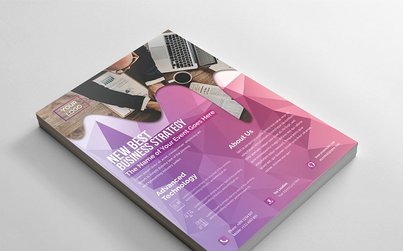 Download Фирменный стиль "Colorful Flyer - Corporate Identity Template" / Colorful Flyer - Corporate Identity Template - Фирменный стиль на тему графика abstract flyer advert advertisement agency agent business clean design conference flyer corporate creative editable template group study illustrator marketing
