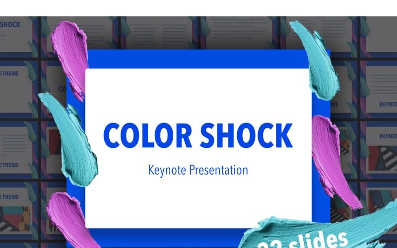 Farbschock - Keynote-Vorlage