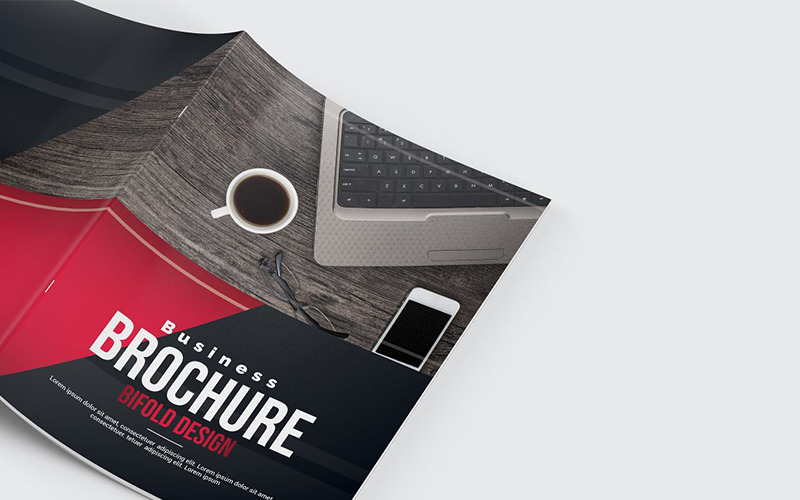 Download Фирменный стиль "Geometric Bifold Brochure - Corporate Identity Template" / Geometric Bifold Brochure - Corporate Identity Template - Фирменный стиль на тему графика abstract agency bi-fold brochure bifold blue business clean company profile corporate creative creativity fold gradient green market marketing modern multipurpose