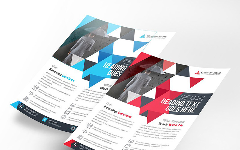 Download Фирменный стиль "Geometric Flyer - Corporate Identity Template" / Geometric Flyer - Corporate Identity Template - Фирменный стиль на тему графика abstract flyer advert advertisement agency agent business clean design conference flyer corporate creative editable template group study illustrator marketing