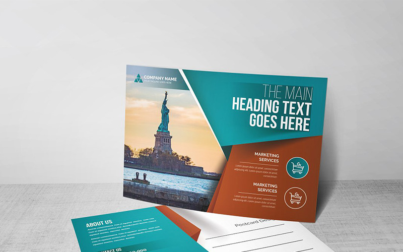 Download Фирменный стиль "Modern Creative Postcard - Corporate Identity Template" / Modern Creative Postcard - Corporate Identity Template - Фирменный стиль на тему графика abstract art artistic black postcard blue building computer corporate graph graphic green hi-quality id kit internet logo modern multimedia official