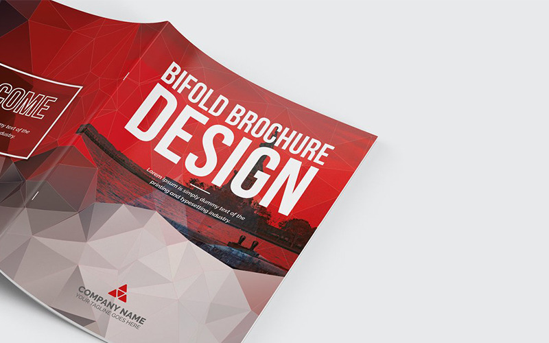 Download Фирменный стиль "Polygonal Bifold Brochure - Corporate Identity Template" / Polygonal Bifold Brochure - Corporate Identity Template - Фирменный стиль на тему графика abstract agency bi-fold brochure bifold blue business clean company profile corporate creative creativity fold gradient green market marketing modern multipurpose