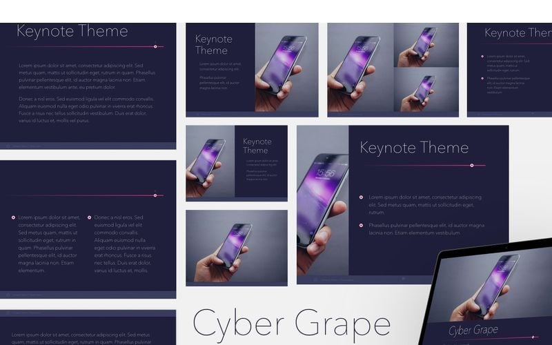 Cyber Grape - Keynote-Vorlage