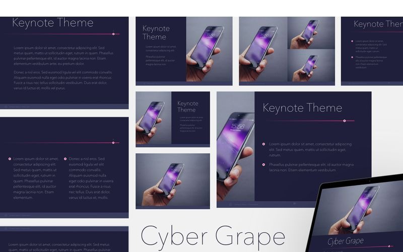 Cyber Grape - Modello di Keynote