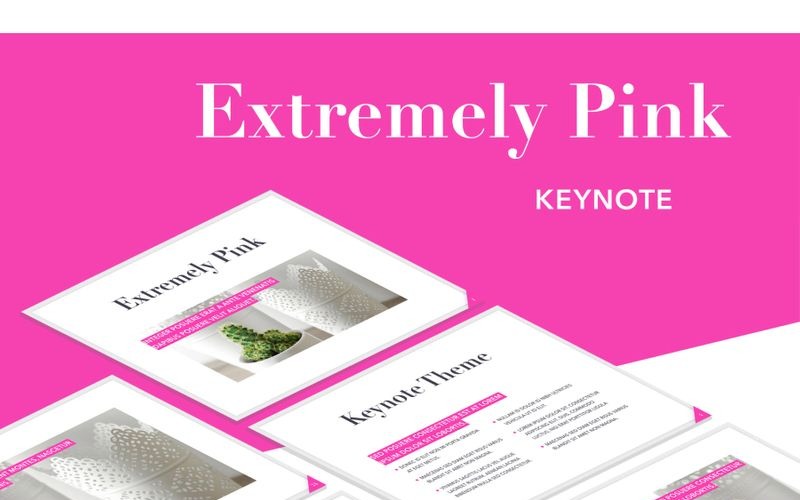 Extremely Pink - Modello di Keynote