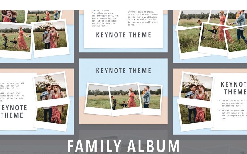 Familienalbum - Keynote-Vorlage
