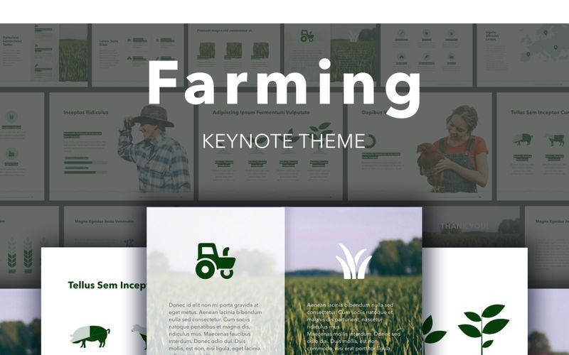 Фермерство - шаблон Keynote