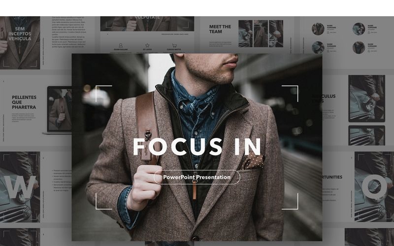 Focus in PowerPoint-sjabloon