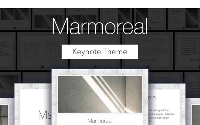 Marmoreal - Modèle Keynote