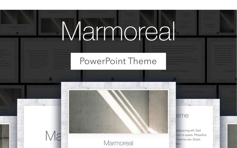Marmoreal PowerPoint-sjabloon