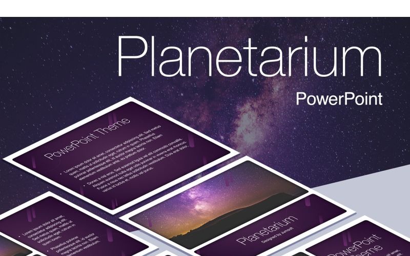 Modello PowerPoint Planetario