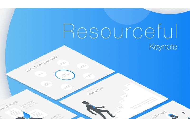 Pieno di risorse: modello di Keynote