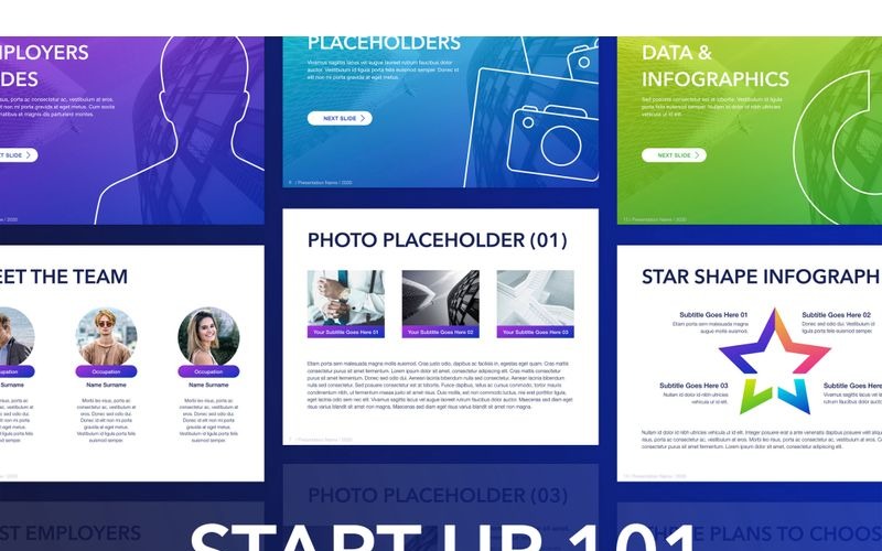 Startup 101 PowerPoint template