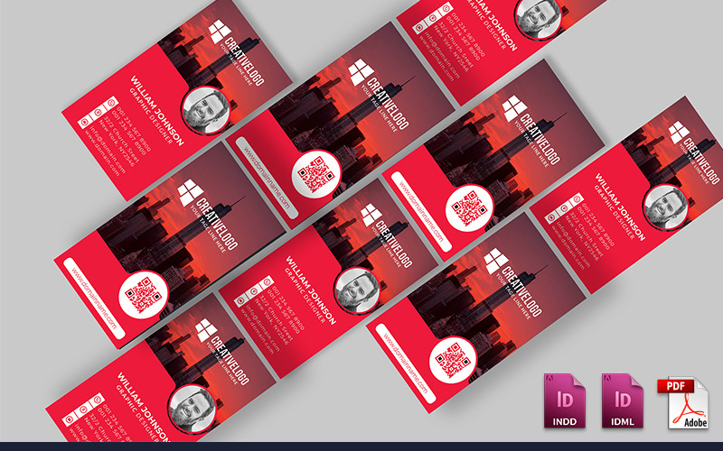 Download Фирменный стиль "Business Card - Corporate Identity Template" / Business Card - Corporate Identity Template - Фирменный стиль на тему графика modern personal card black blue business design clean corporate creative elegant green line minimalist template indesign print simple stylish trendy