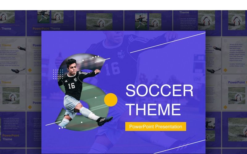 Modello PowerPoint di calcio