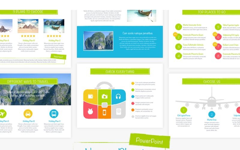 Reis PowerPoint-sjabloon